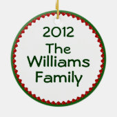 休日の下り坂のアメリカヘラジカ セラミックオーナメント (裏面)