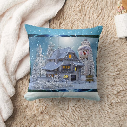 休日の両面 クッション (ブランケット)