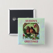 休日の仲の良い恋人同士ボタン 缶バッジ (正面&裏面)