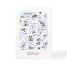 休日の伝統 – 私たちの家族の地図クリスマス