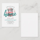 休日の住所の移動の引っ越しました ノートカード (正面/裏面)