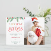 休日の住所変更のための新しい家 シーズンカード (スタンド正面)