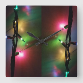 休日の光 スクエア壁時計