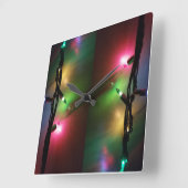 休日の光 スクエア壁時計 (傾斜)