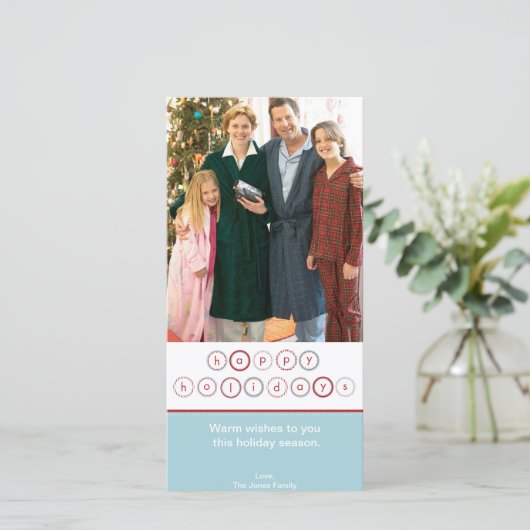 休日の円の旗-青 シーズンカード (スタンド正面)