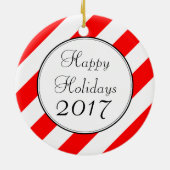 休日の写真のオーナメント セラミックオーナメント (裏面)