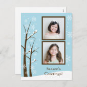 休日の写真の郵便はがき シーズンポストカード (正面/裏面)