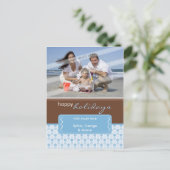 休日の写真の郵便はがき:: 斑点を付けられたブラケットP4 シーズンポストカード (スタンド正面)