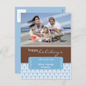 休日の写真の郵便はがき:: 斑点を付けられたブラケットP4 シーズンポストカード (正面/裏面)