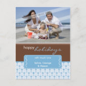 休日の写真の郵便はがき:: 斑点を付けられたブラケットP4 シーズンポストカード (正面)