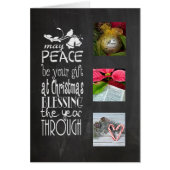 休日の写真を含むBlackboardクリスマスフレーム (正面)