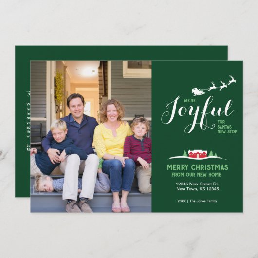 休日の写真カードの移動のお知らせ シーズンカード (正面/裏面)