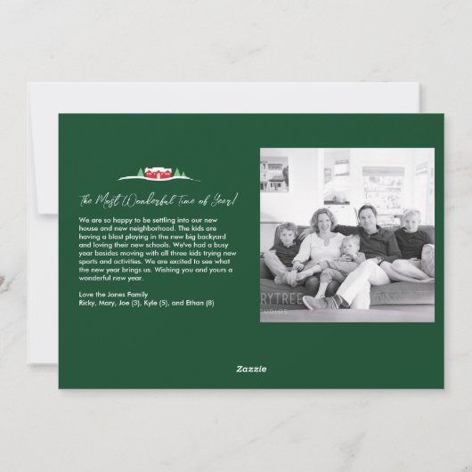 休日の写真カードの移動のお知らせ シーズンカード (裏面)