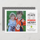 休日の写真カードを望みます シーズンカード (正面/裏面)