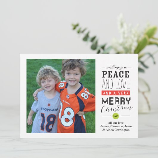 休日の写真カードを望みます シーズンカード (スタンド正面)