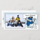 休日の写真カード シーズンカード (正面/裏面)