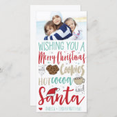 休日の写真カード シーズンカード (正面/裏面)