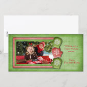 休日の写真カード シーズンカード (正面/裏面)