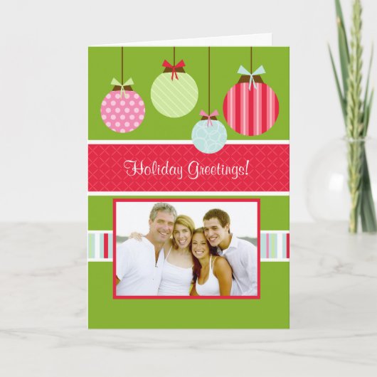 休日の写真カード シーズンカード (正面)