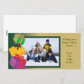 休日の写真カード シーズンカード (正面/裏面)