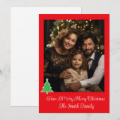 休日の写真カード シーズンカード (正面/裏面)