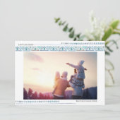 休日の写真カード 招待状 (スタンド正面)