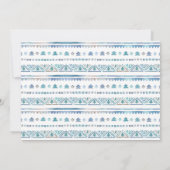 休日の写真カード 招待状 (裏面)