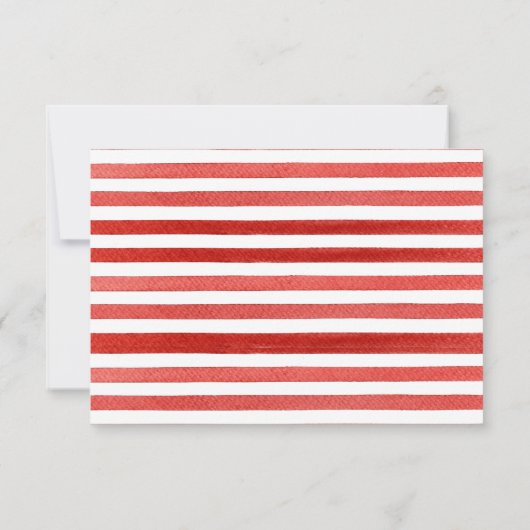 休日の写真カード 招待状 (裏面)