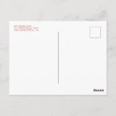 休日の写真クリスマス |ヤギモダンギ ポストカード (裏面)