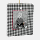 休日の写真名YEARキャンディーケーンキッズアニュアル セラミックオーナメント (右)