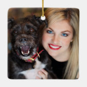 休日の写真 セラミックオーナメント (裏面)