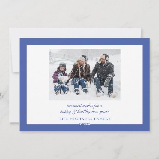 休日の写真 |メリークリスマスピッツバーグから シーズンカード (裏面)