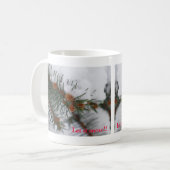 休日の冬のマグ3 11oz コーヒーマグカップ (正面左)