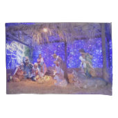 休日の出生場面 枕カバー (正面)