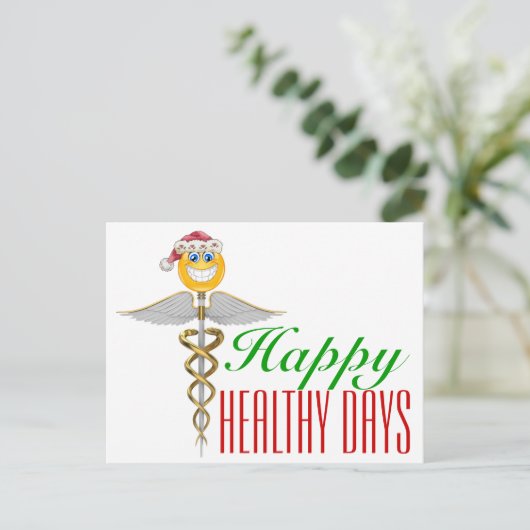 休日の医学の-ケリュケイオン-郵便はがき- SRF シーズンポストカード (スタンド正面)