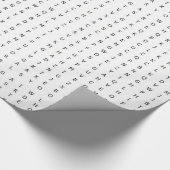 休日の単語の発見のパズルのギフトの包装紙 ラッピングペーパー (角)