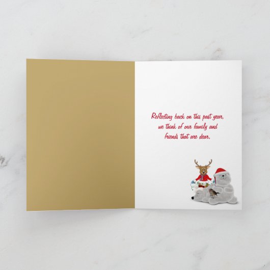 休日の反射 シーズンカード (内部)