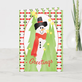 休日の喜びの挨拶 シーズンカード