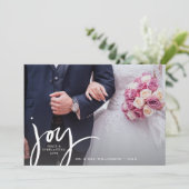 休日の喜びの結婚式の写真のコラージュは感謝していし、 シーズンカード (スタンド正面)