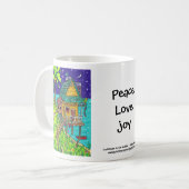 休日の夜のマグカップ コーヒーマグカップ (正面左)