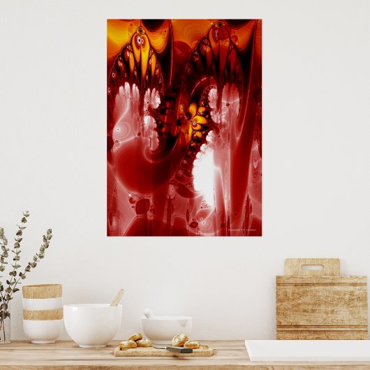 休日の奇妙 ポスター (キッチン)