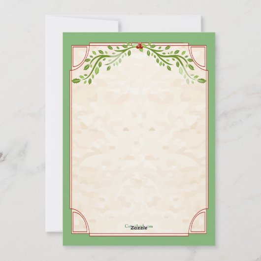 休日の妊娠の発表(禿げた人) シーズンカード (裏面)