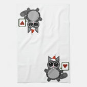 休日の子猫愛! キッチンタオル (縦)