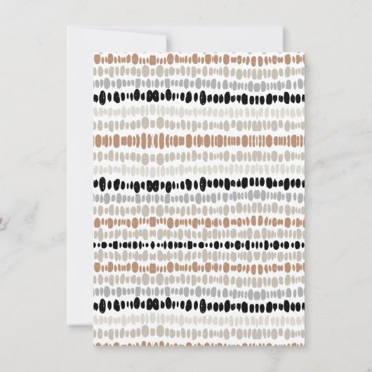 休日の家の温暖化パーティーの新しい家 招待状 (裏面)