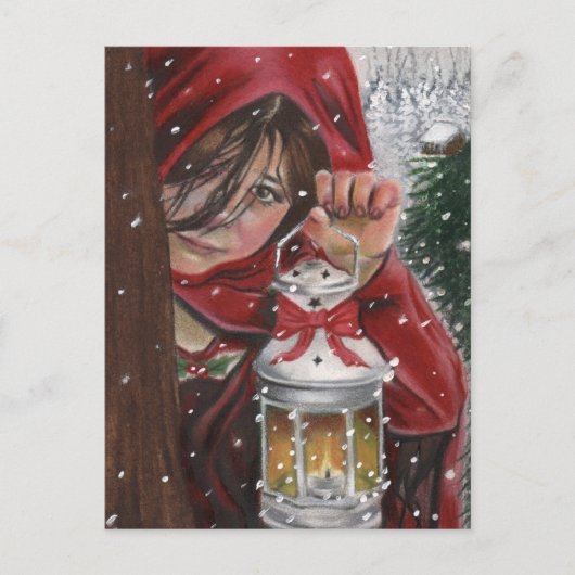 休日の家 シーズンポストカード (正面)