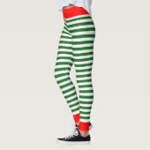 休日の小妖精や小人のレギンス-クリスマスの小妖精や小人の衣裳のズボン レギンス (左)
