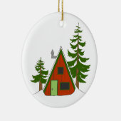 休日の小屋: 「Tis居心地のよいがある季節 セラミックオーナメント (右)