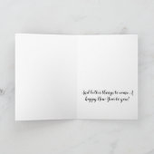 休日の希望 – より良い事来のバイクもしくは自転車に乗る人カップル カード (内部)