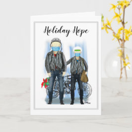 休日の希望 – より良い事来のバイクもしくは自転車に乗る人カップル カード