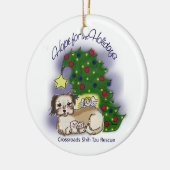 休日の希望 セラミックオーナメント (左)